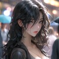 雨に濡れたOL 7枚目