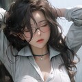 雨に濡れたOL 3枚目