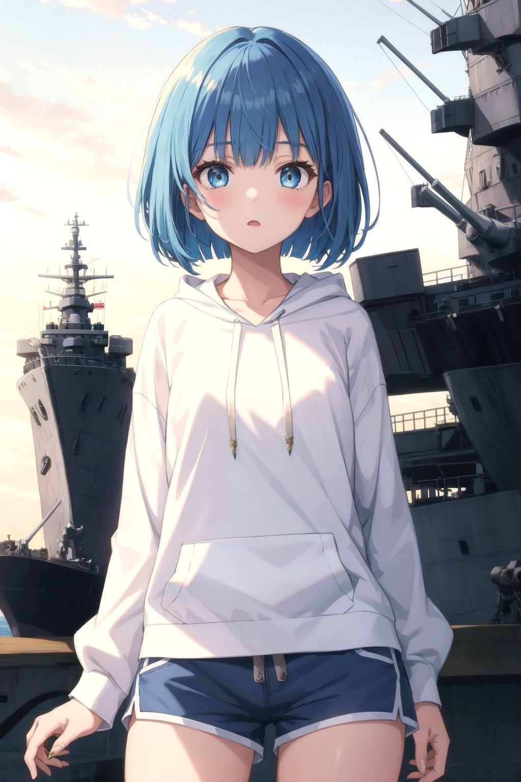 戦艦とWAVEちゃん