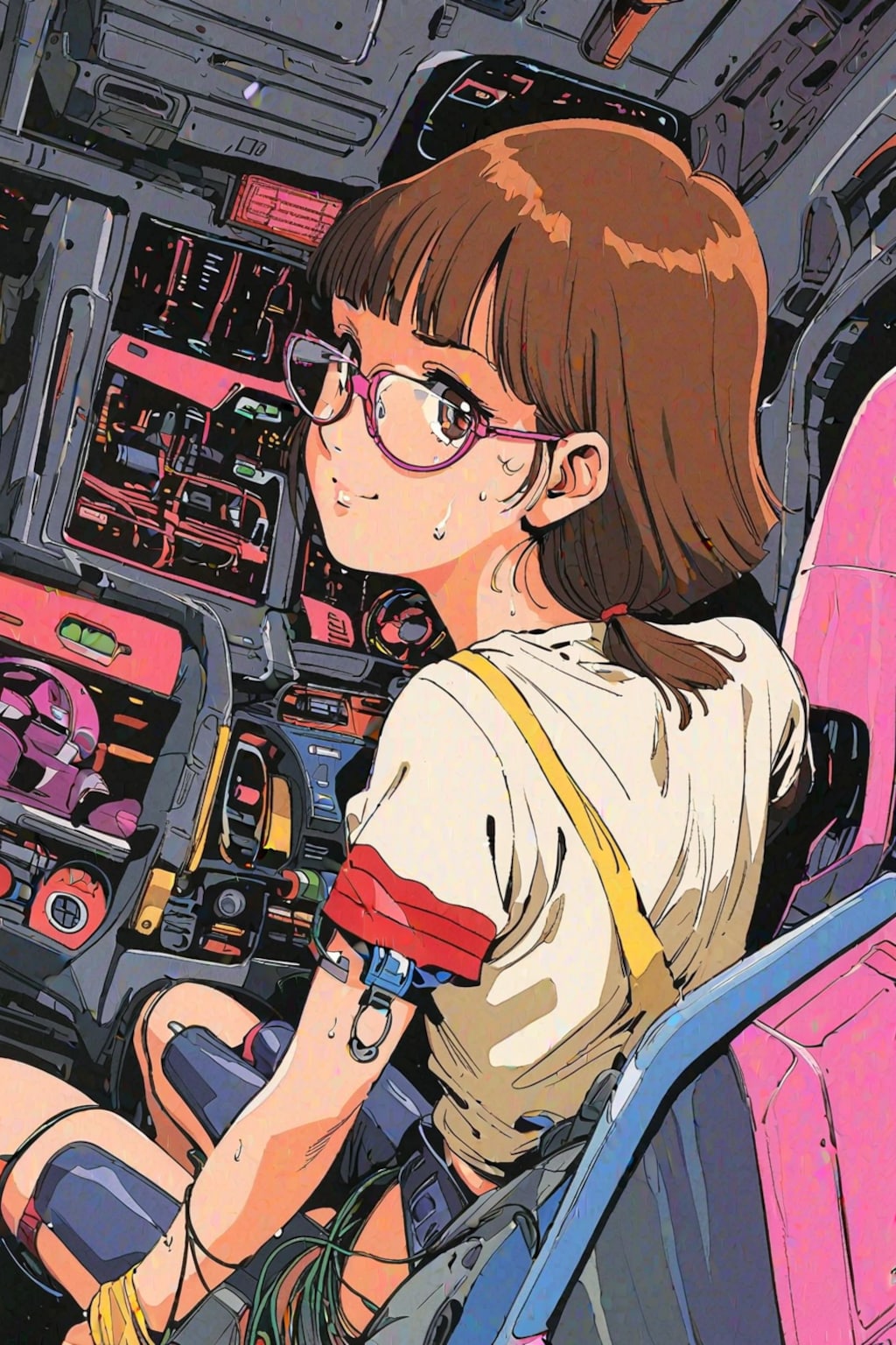 トップなコスをしているメガネさん