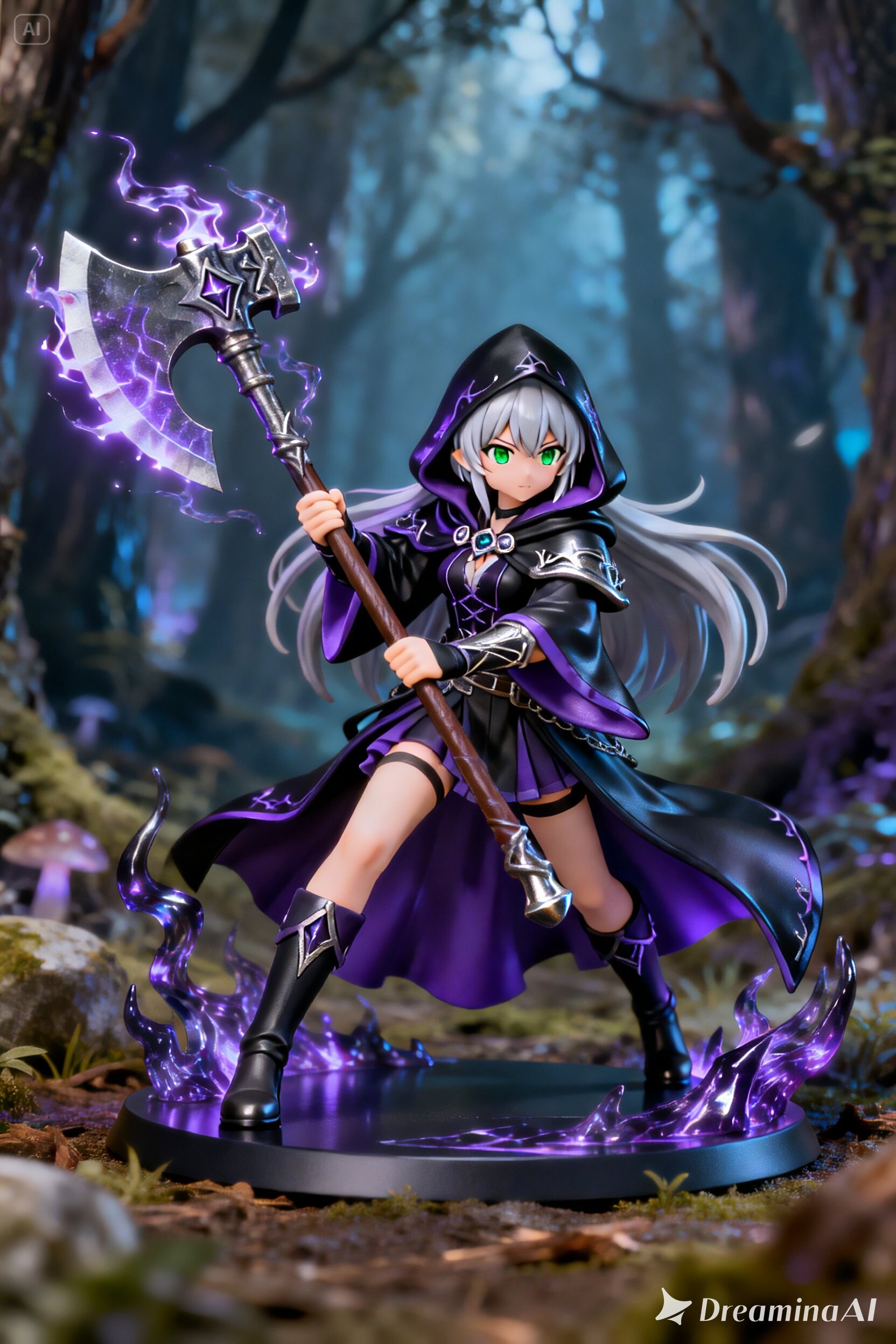 魔法の斧を持ったステラちゃんフィギュア | の人気AIイラスト・グラビア