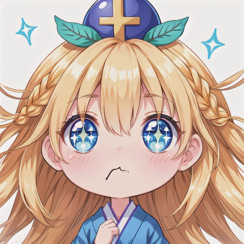 金髪ロングのミニキャラ５