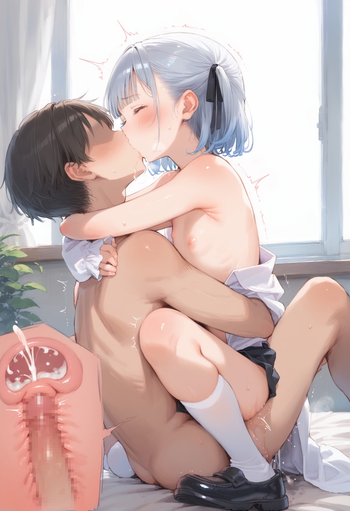 だっこして中出し