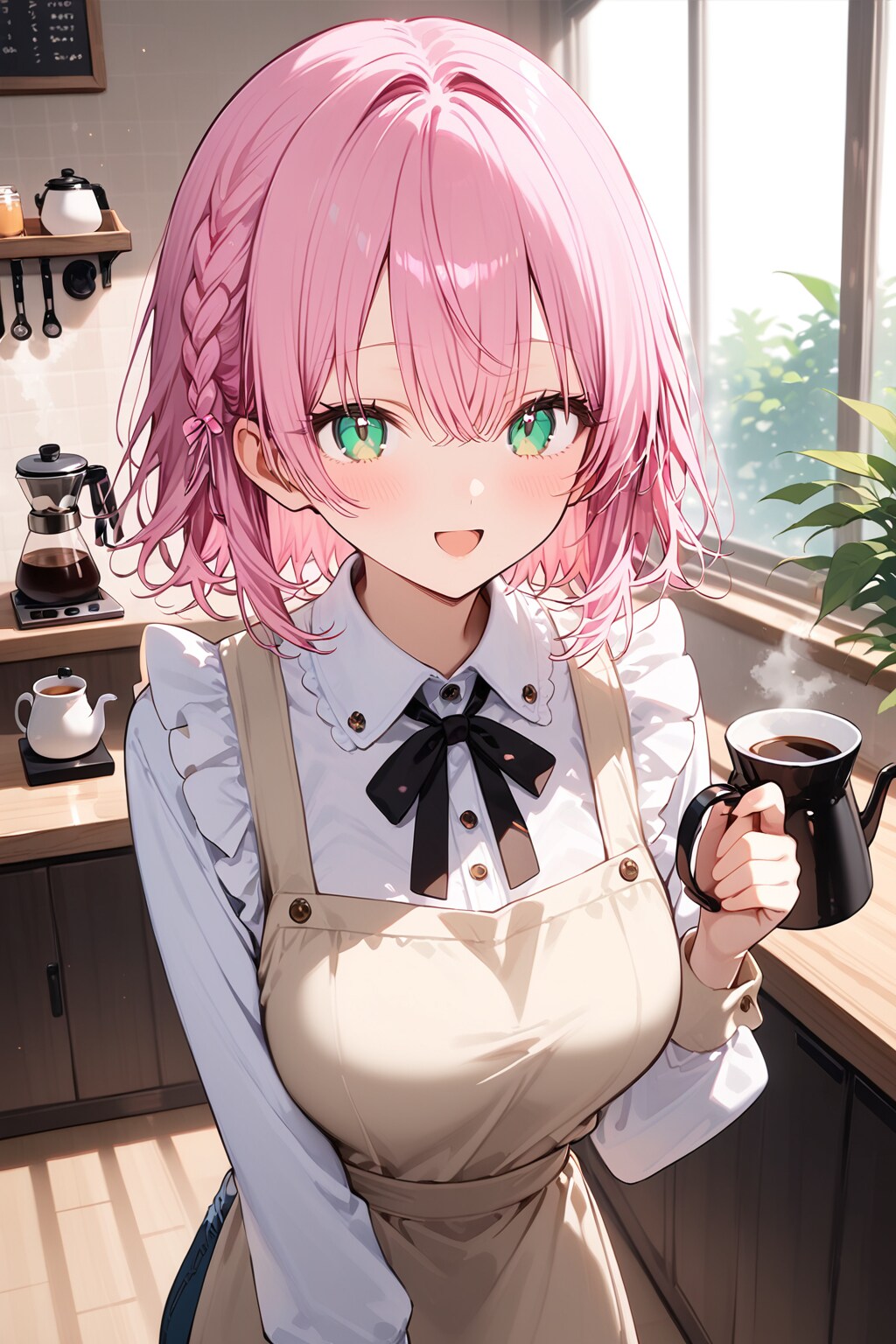 お家のお手伝い中の李々花