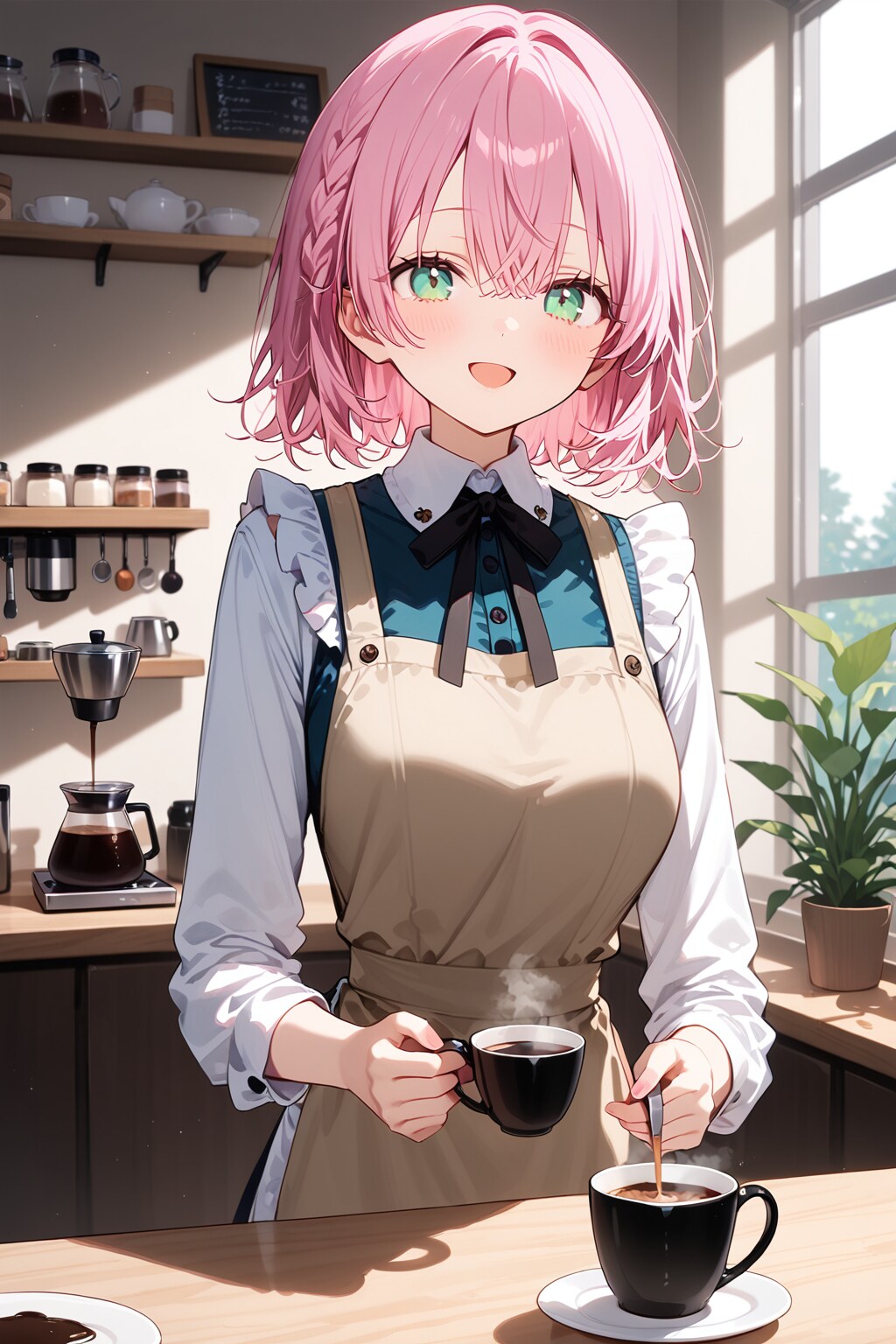 お家のお手伝い中の李々花