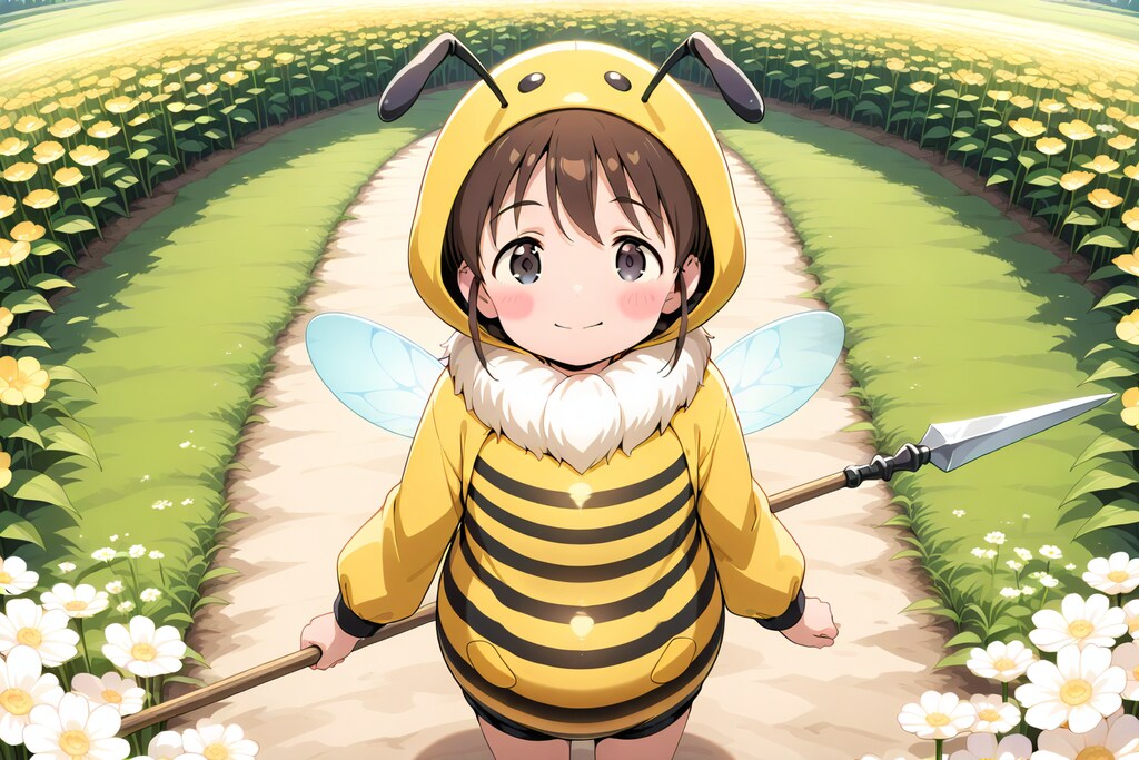 みつばちのコスプレ（モデル: HARPY）