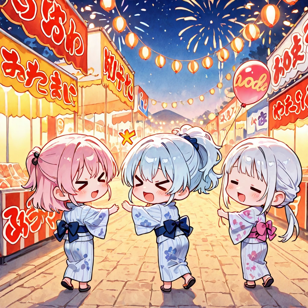 仲良しちゃんの夏祭り