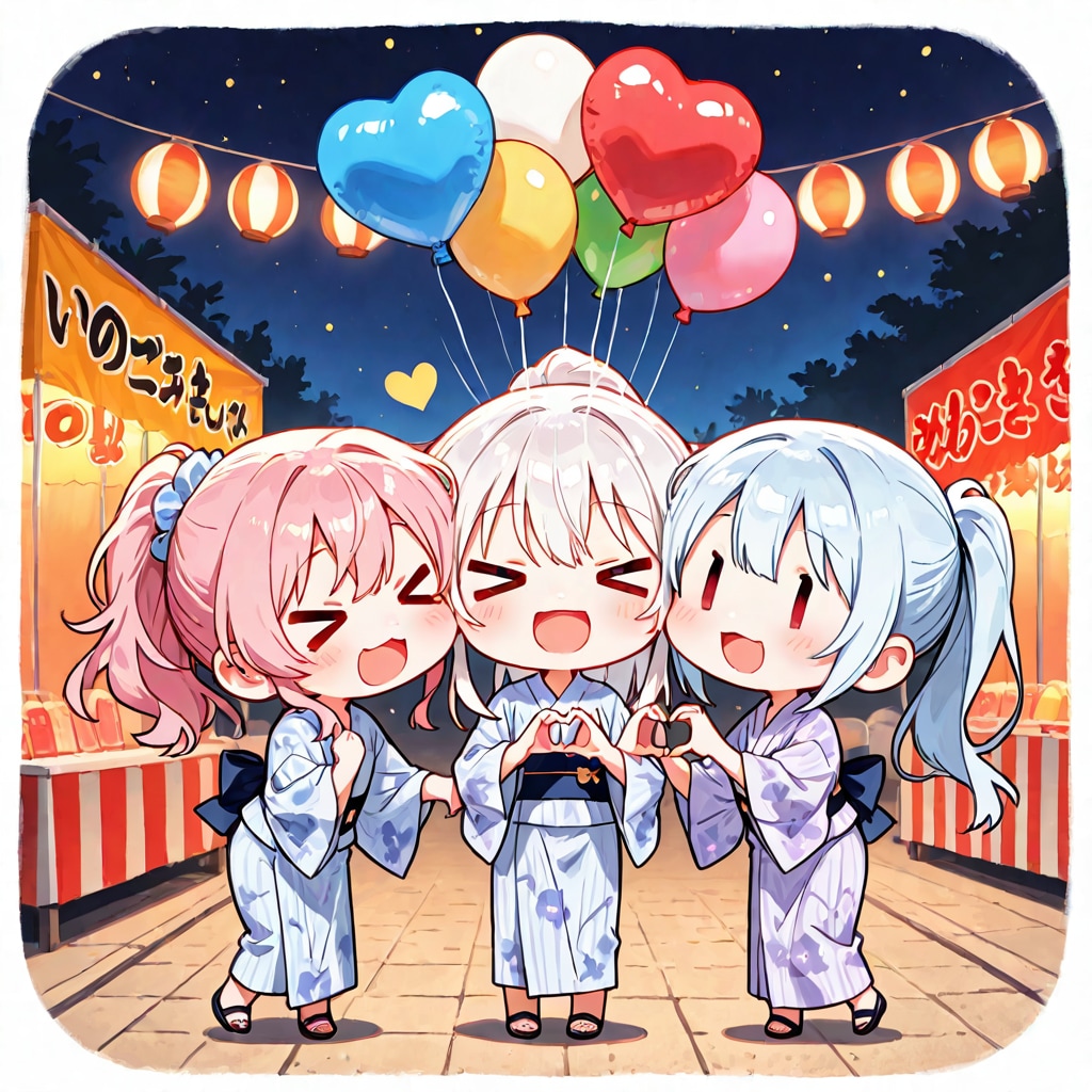 仲良しちゃんの夏祭り