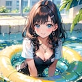 水泳女子 4枚目