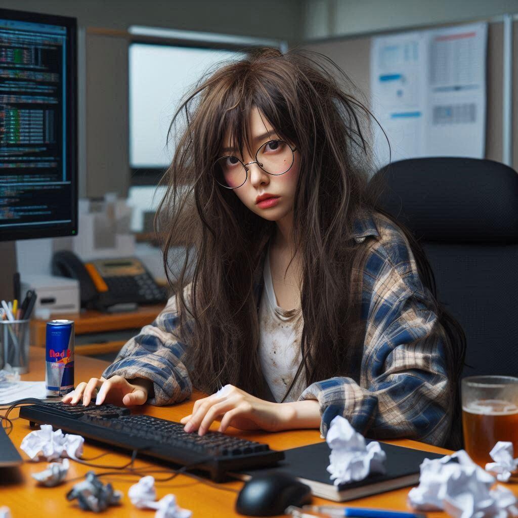 会社に住んでる陰木さん