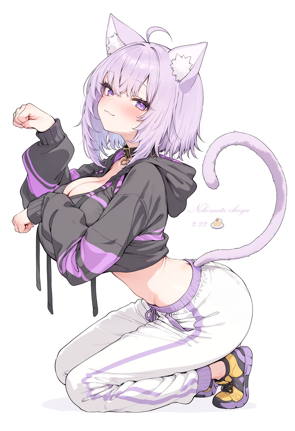 猫又おかゆ💜戌神ころね
