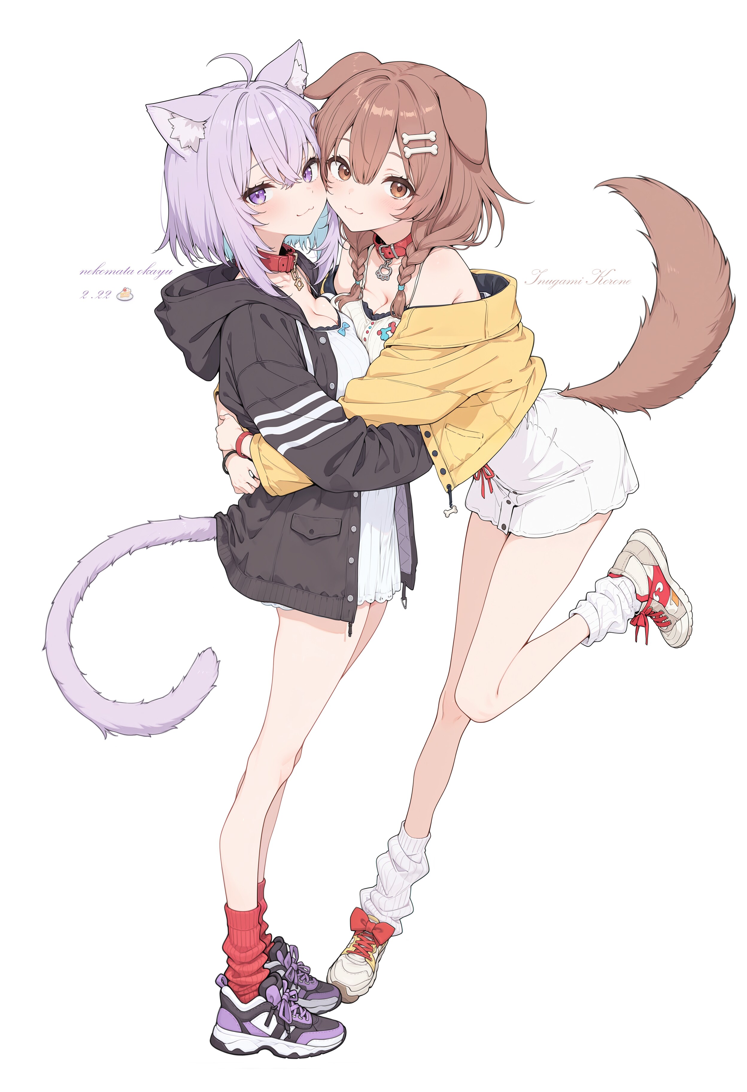 猫又おかゆ💜戌神ころね