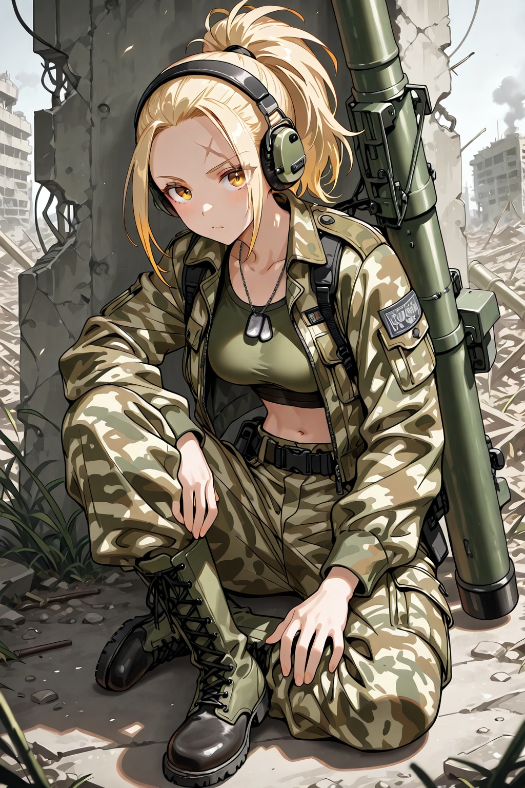 いいか戦場では慌てたら負けなんだ、、、 | の人気AIイラスト・グラビア