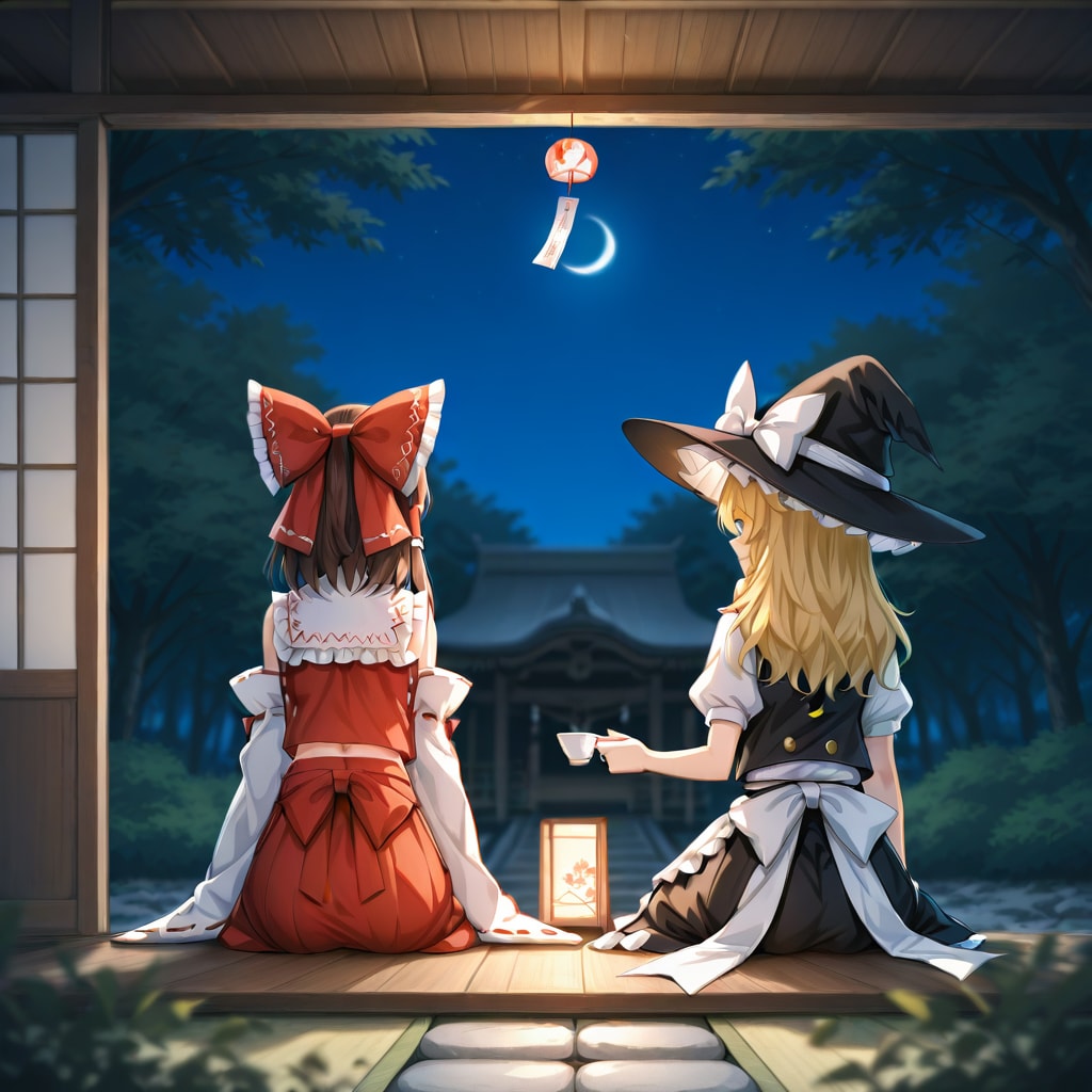 博麗神社の夜咄16話「夕風ログセラピー」