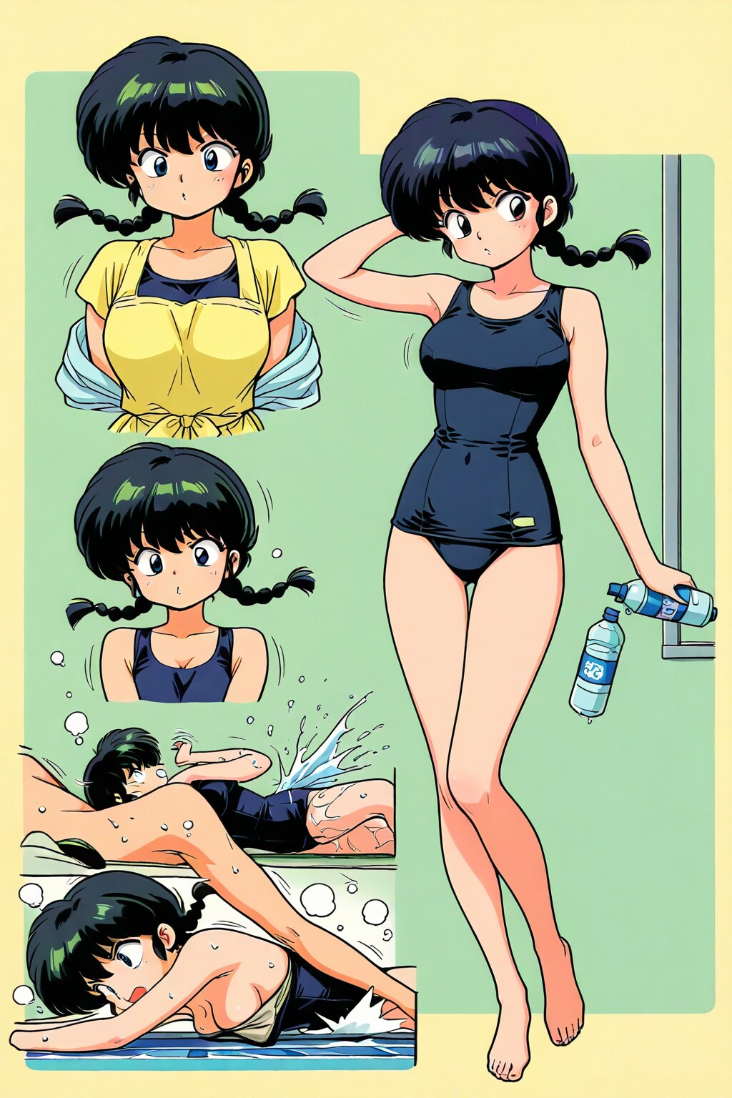 主婦になってもスク水！