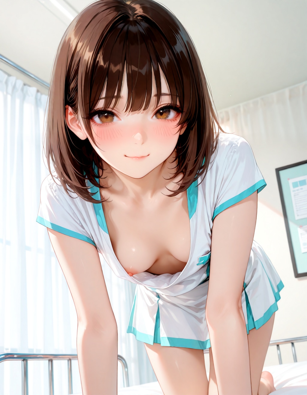 保健室に来てくれたチア