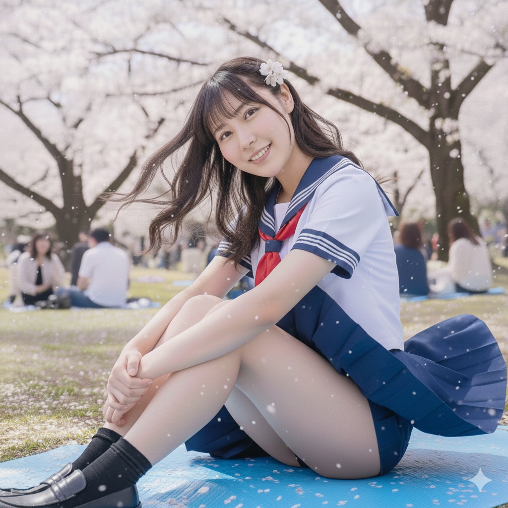 花見女子