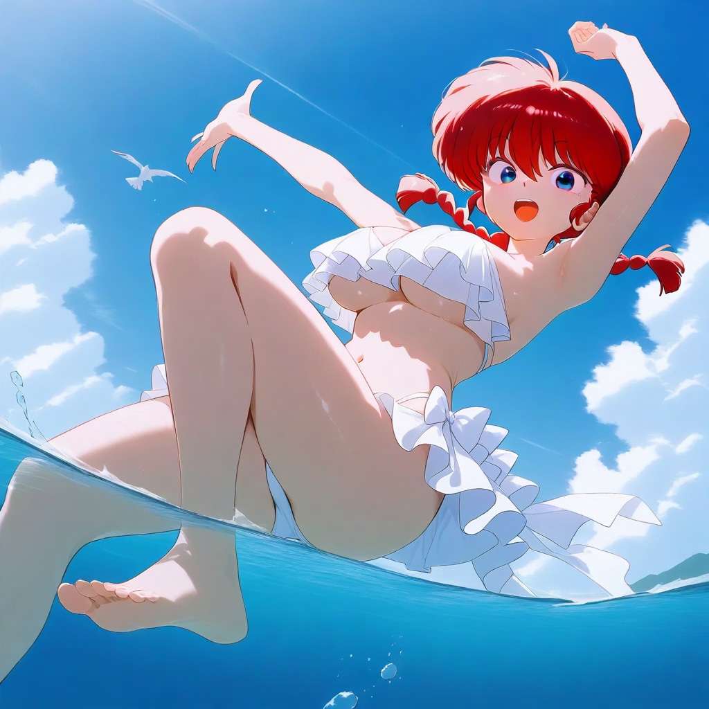 白ビキニらんま