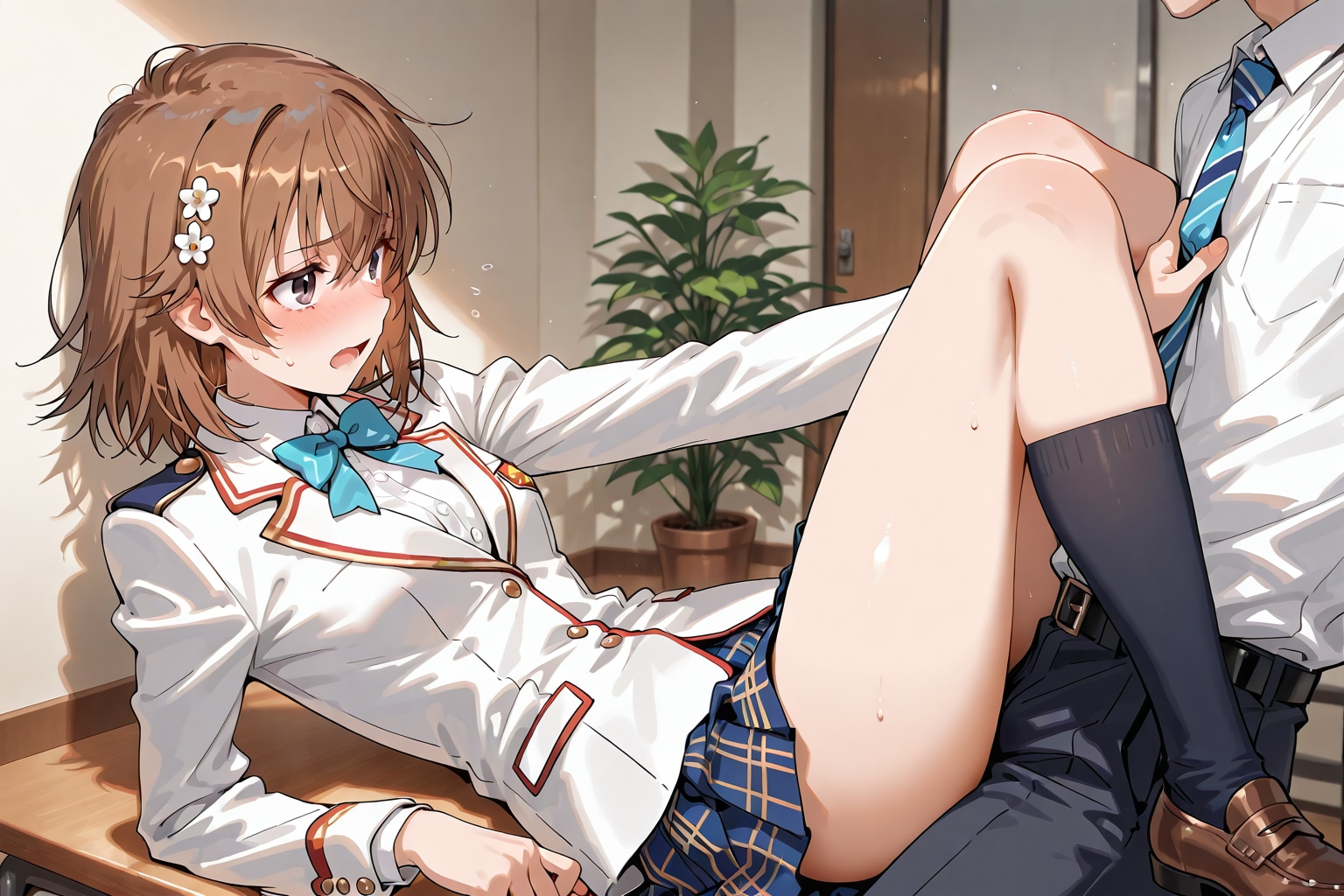 迫られる御坂美琴