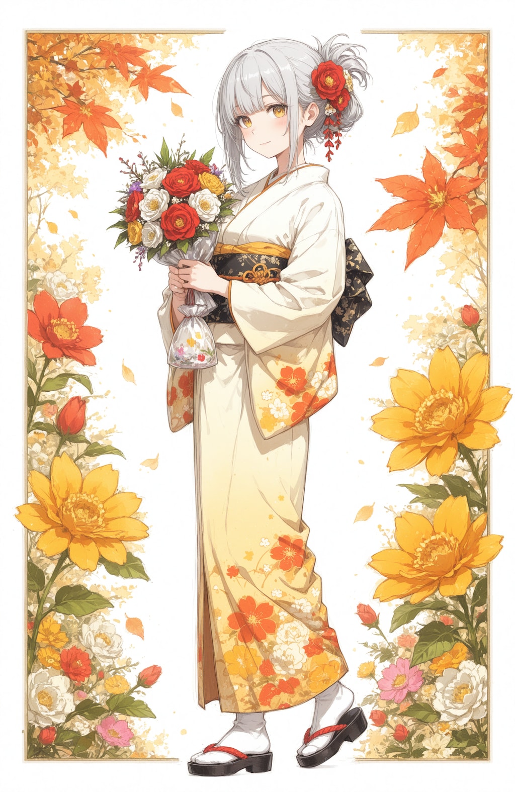 看板娘　kimono