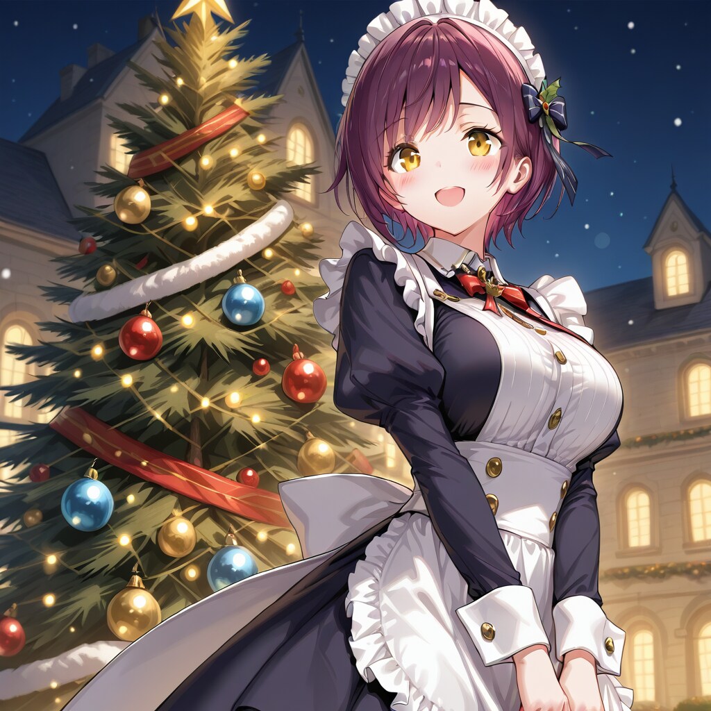 こんばんは（挨拶メイドの芽衣ちゃん）