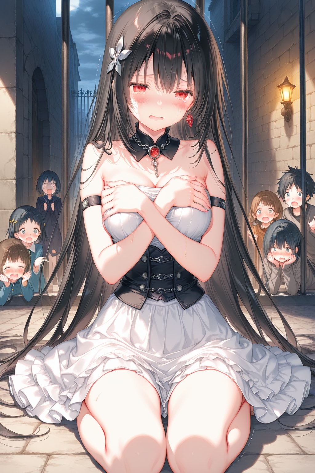 魔女の嫌疑をかけられた女の子 | の人気AIイラスト・グラビア