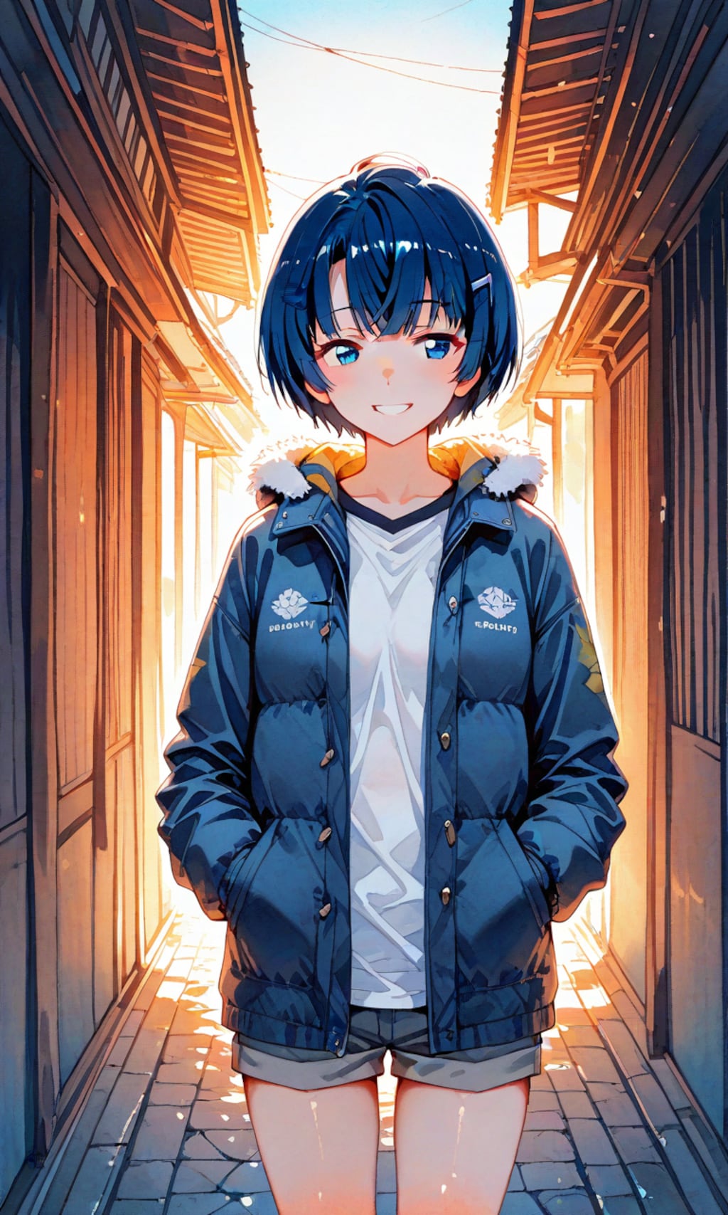 微笑む柑菜ちゃん