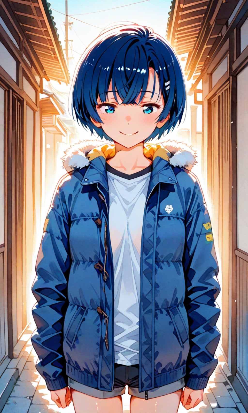 微笑む柑菜ちゃん