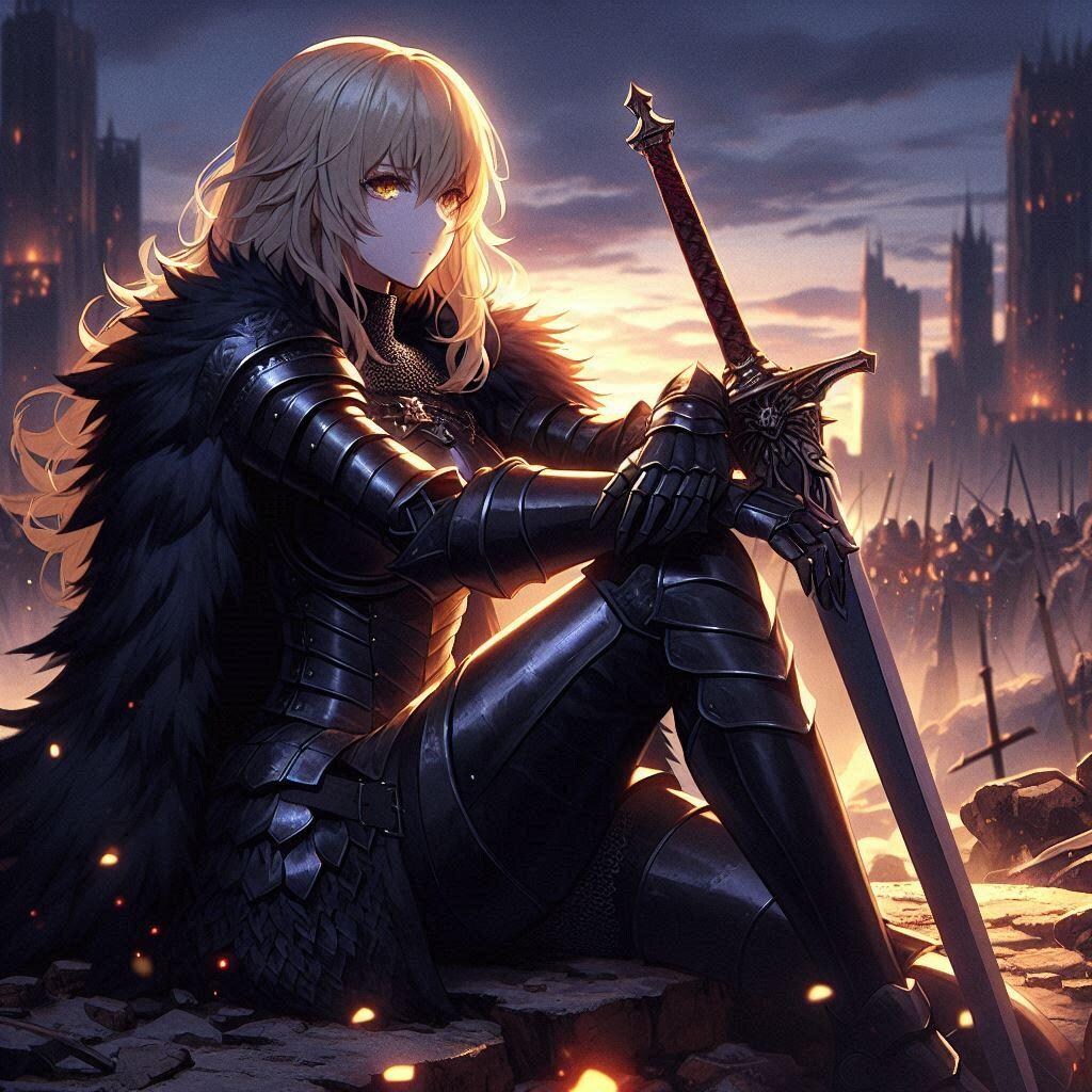 ブロンドの女騎士さん634