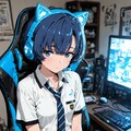 PCゲーマー柑菜ちゃん 2枚目