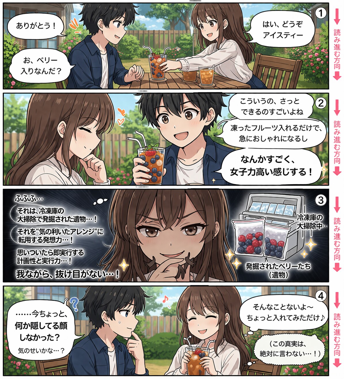初4コマ漫画