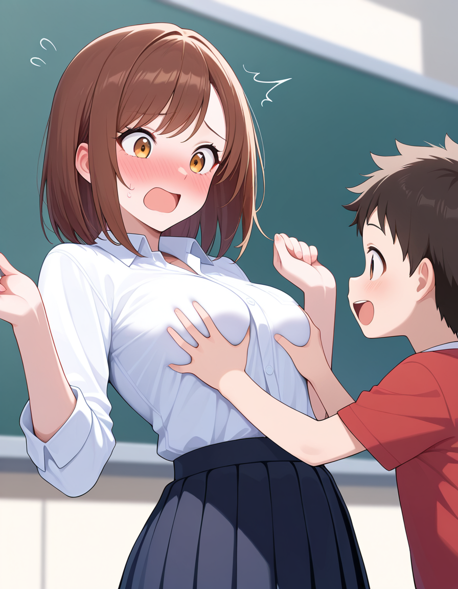 先生ボインターッチ
