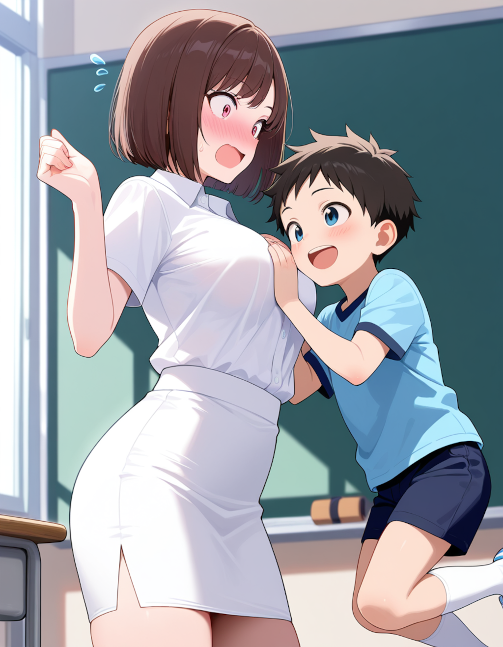 先生ボインターッチ