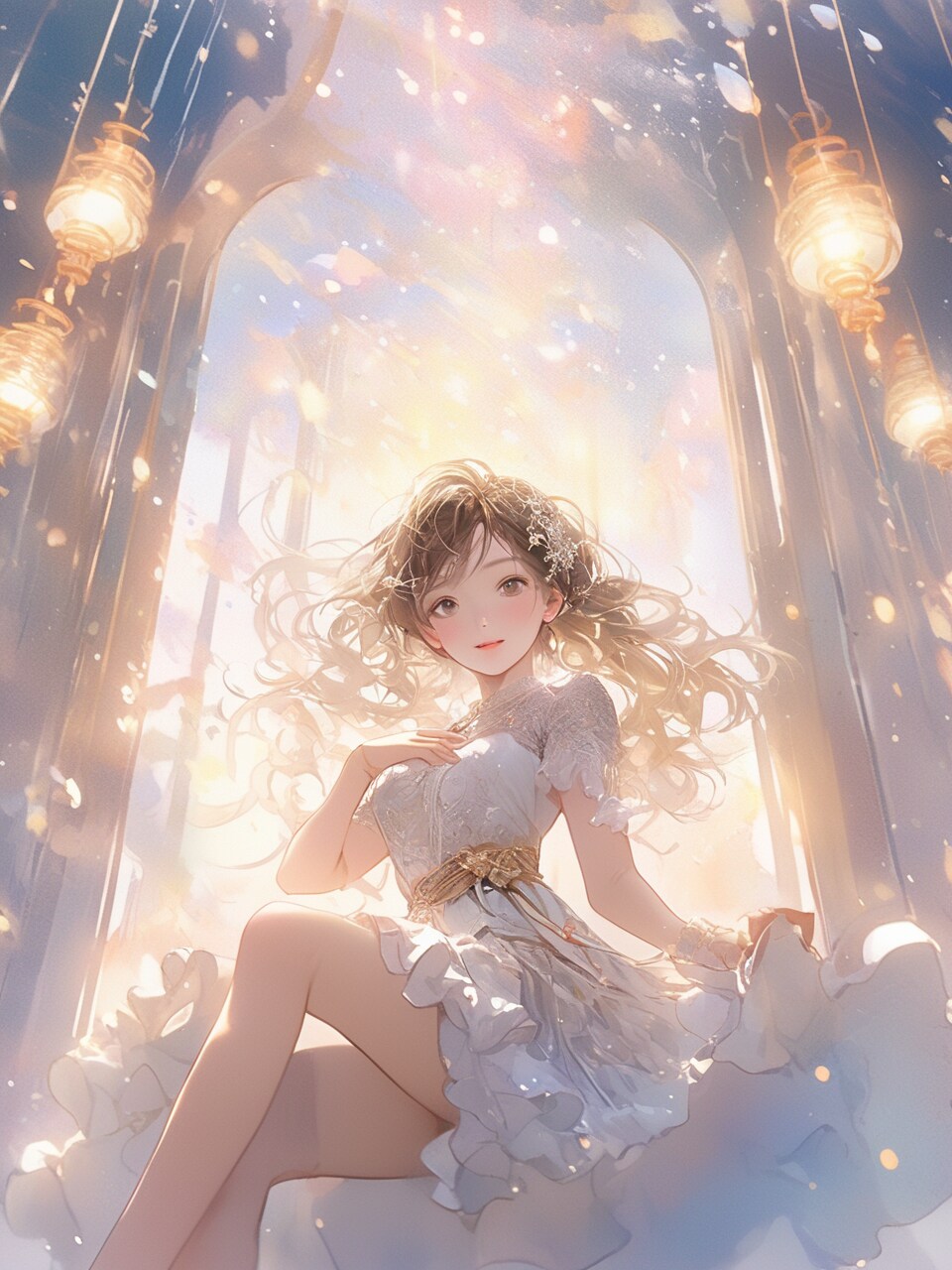 エレガントフリルドレス姉さんXL