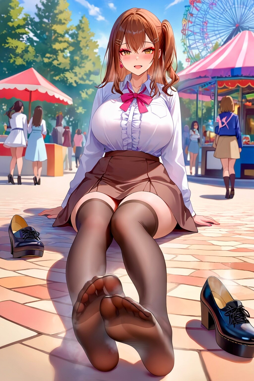 ねえ、靴履かせてよ