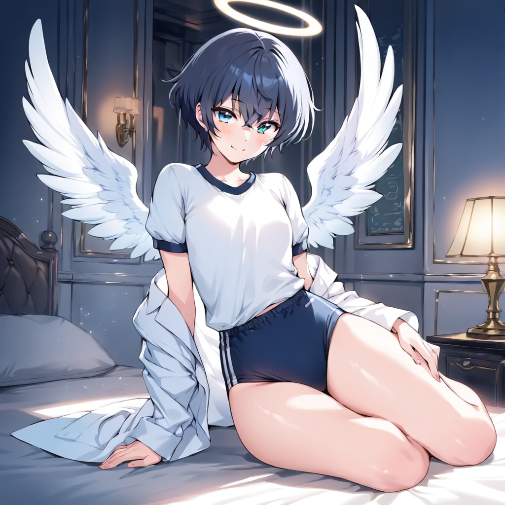 白衣ブルマボーイッシュ天使さん