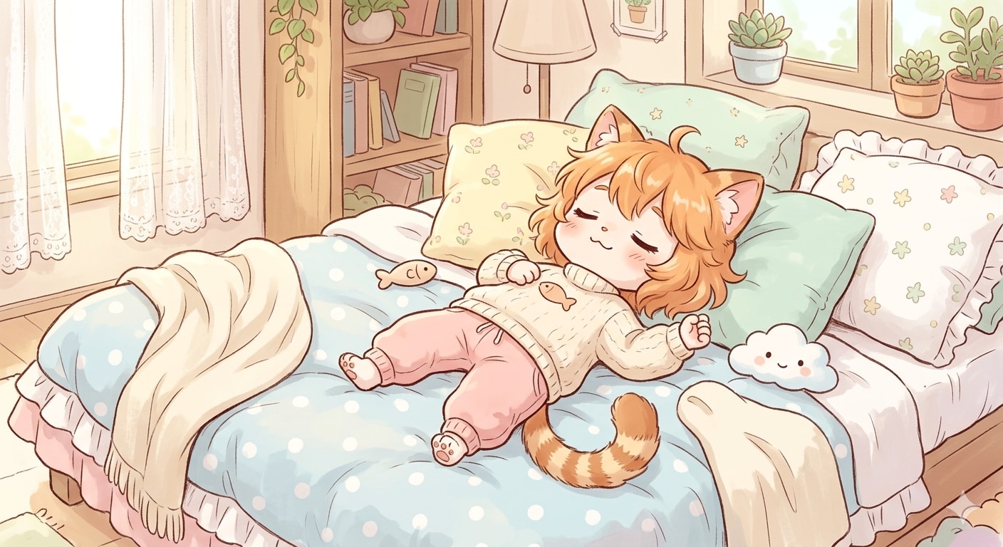 お昼寝タイム | の人気AIイラスト・グラビア