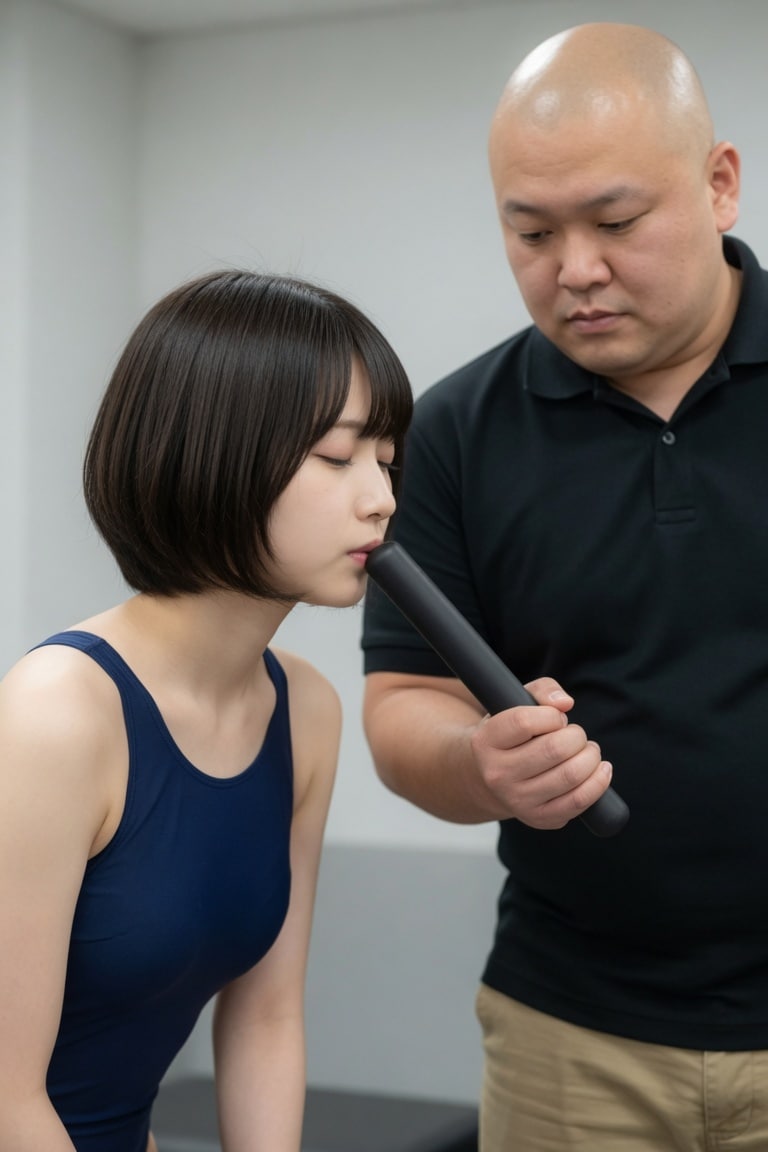 【動画有り】清楚系アイドル 擬似フェラ