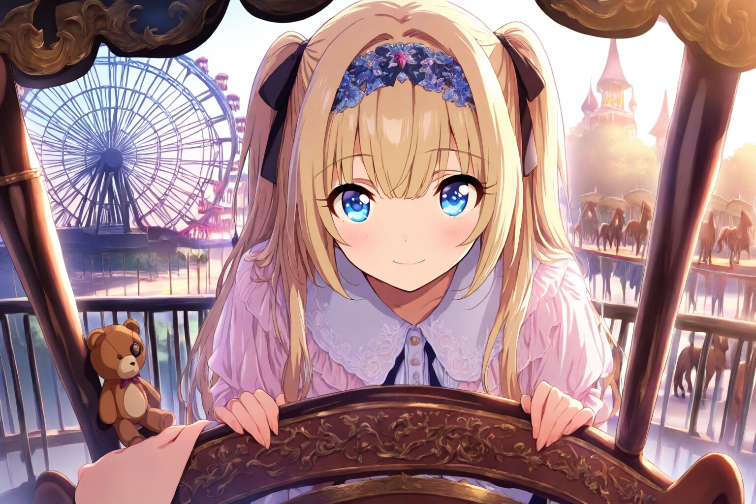 小さなクマと秘密の視線 | の人気AIイラスト・グラビア