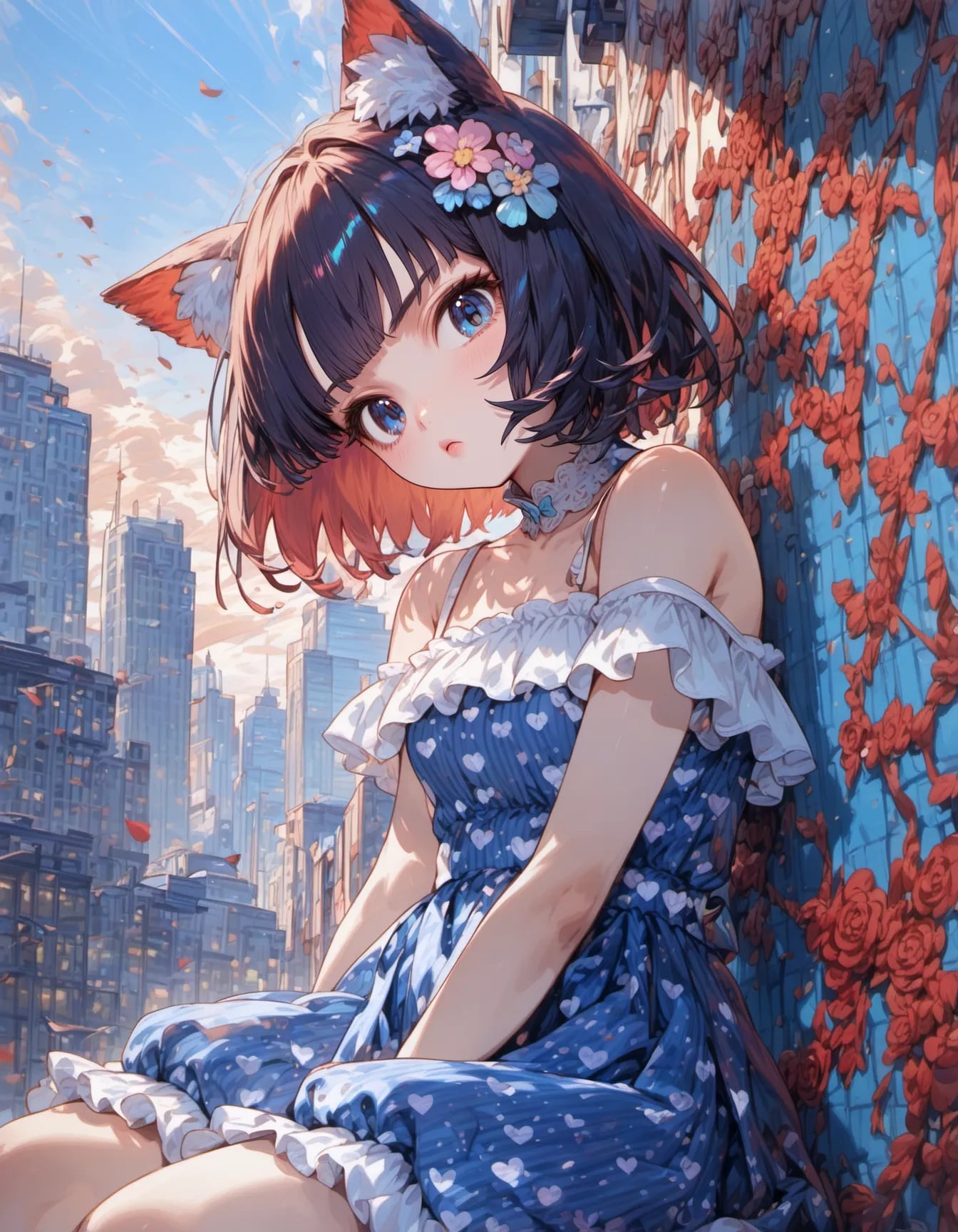 Urban Whispers of the Feline | の人気AIイラスト・グラビア