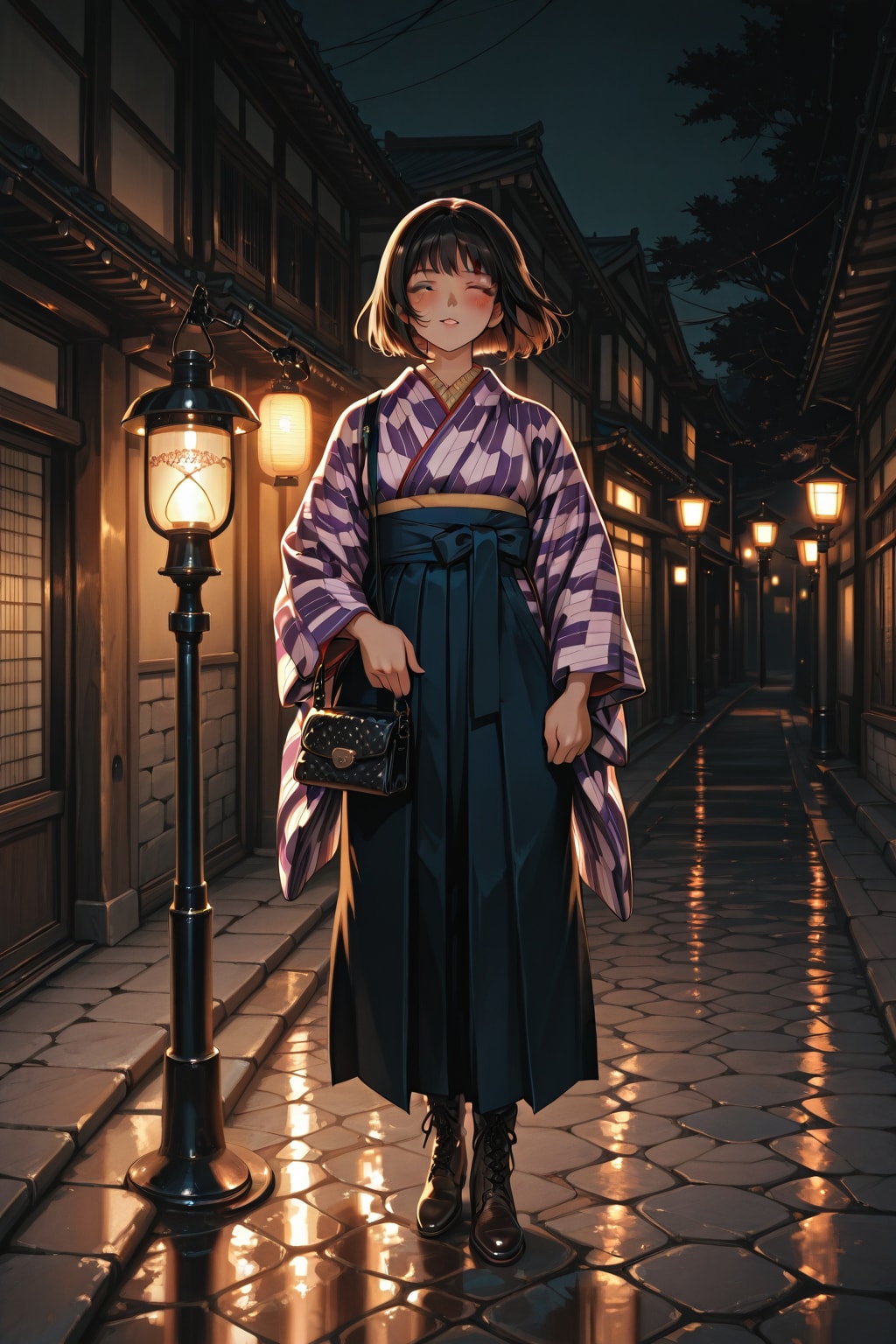 矢絣少女とガス灯 | の人気AIイラスト・グラビア