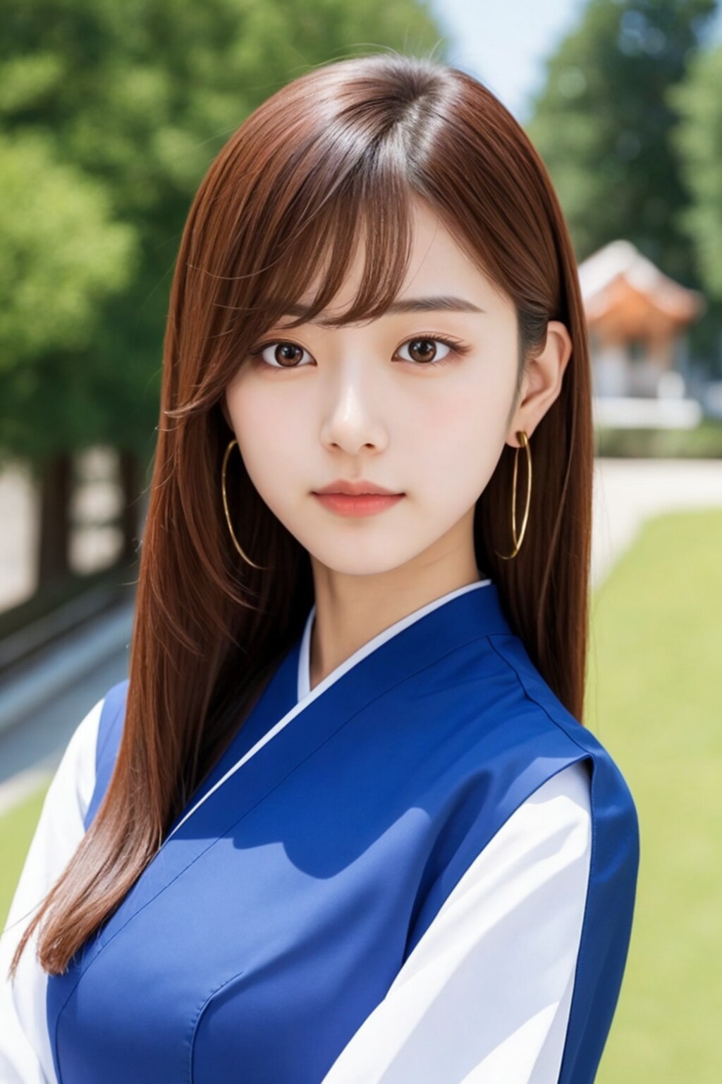 well-proportioned face😍