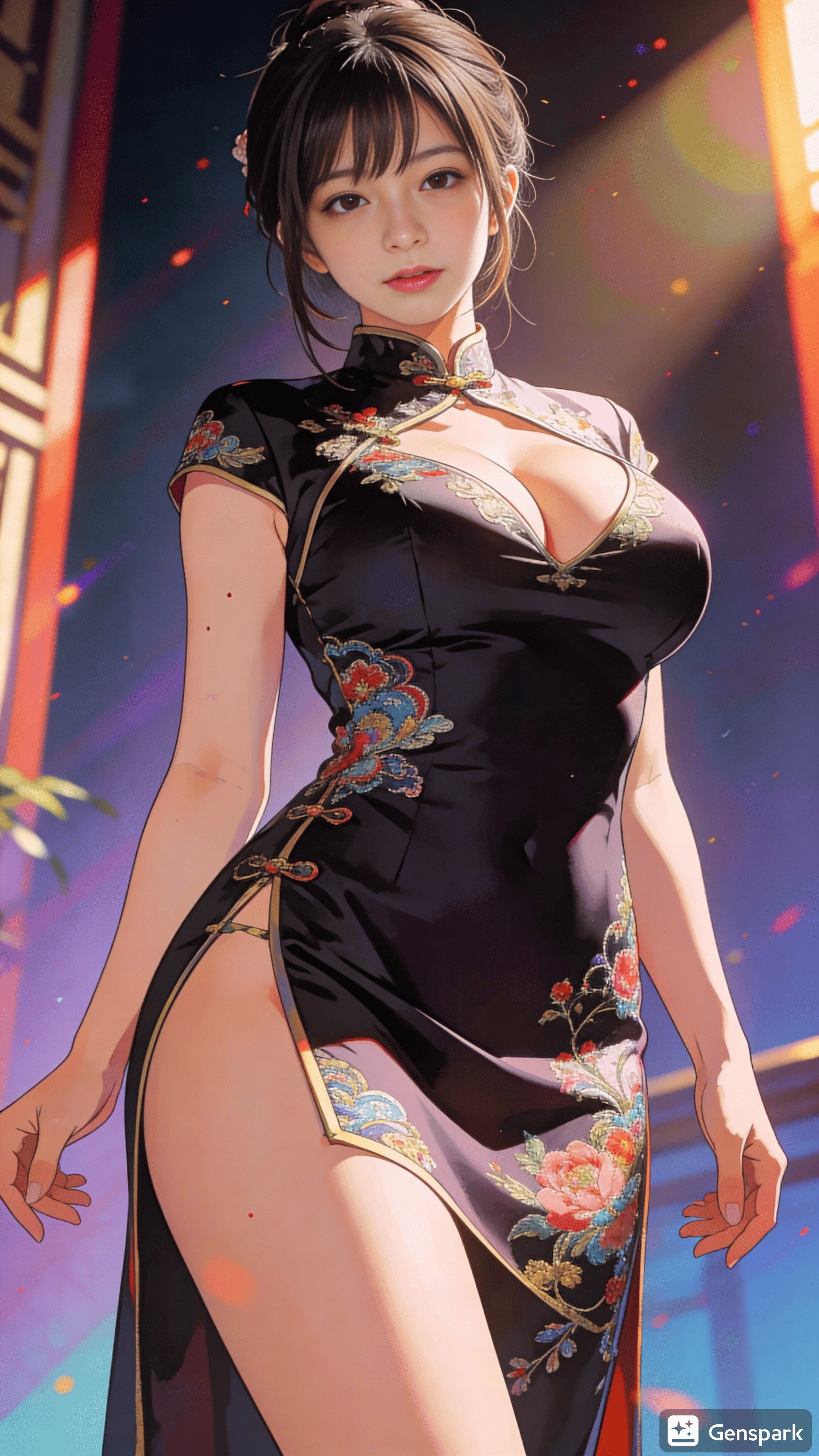 「デッッッ！」チャイナドレス