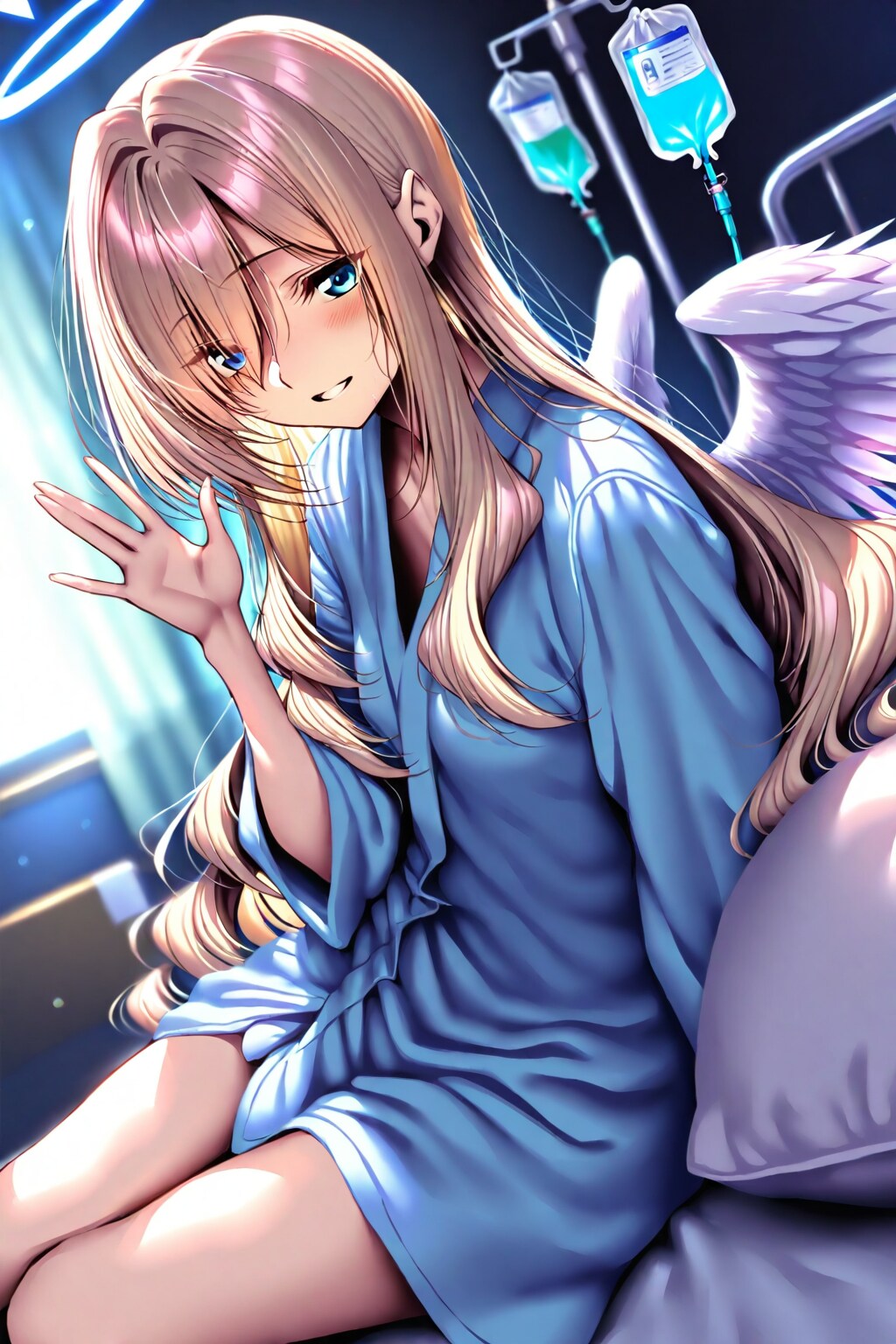 筆者近影　病床より