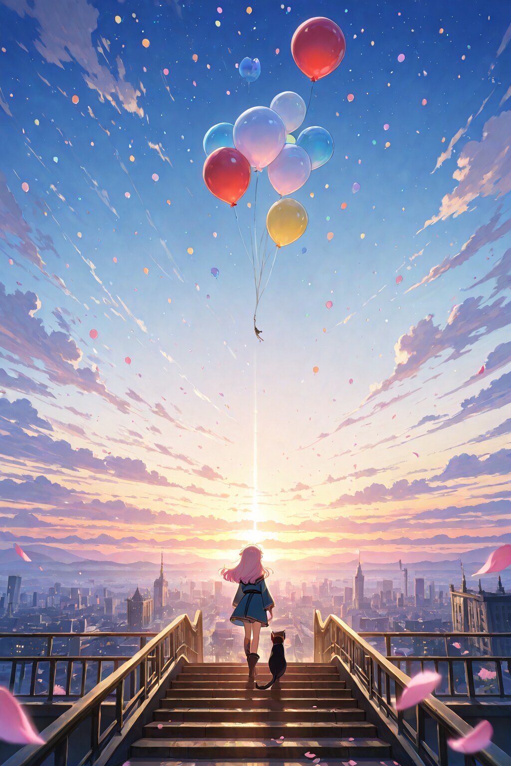 風船🎈と魔女 | の人気AIイラスト・グラビア