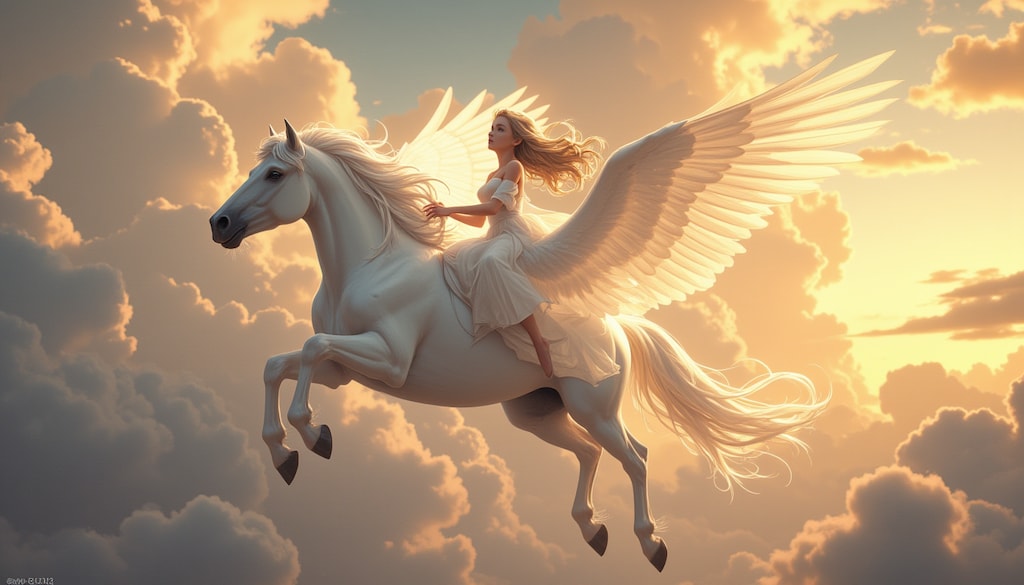 幻獣　その１６　天馬に乗って