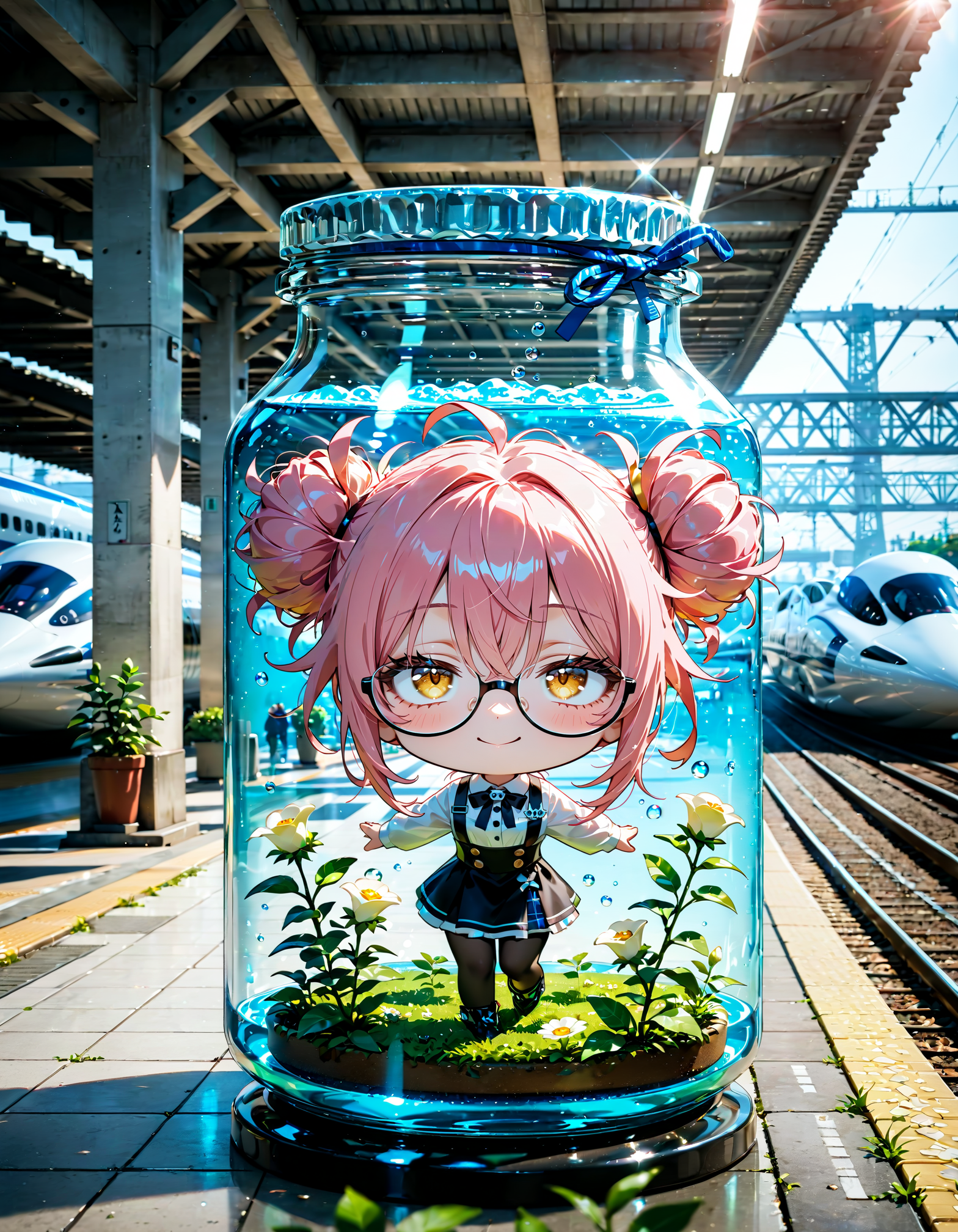 今日は何の日？　東海道・山陽新幹線全通記念日 | の人気AIイラスト・グラビア