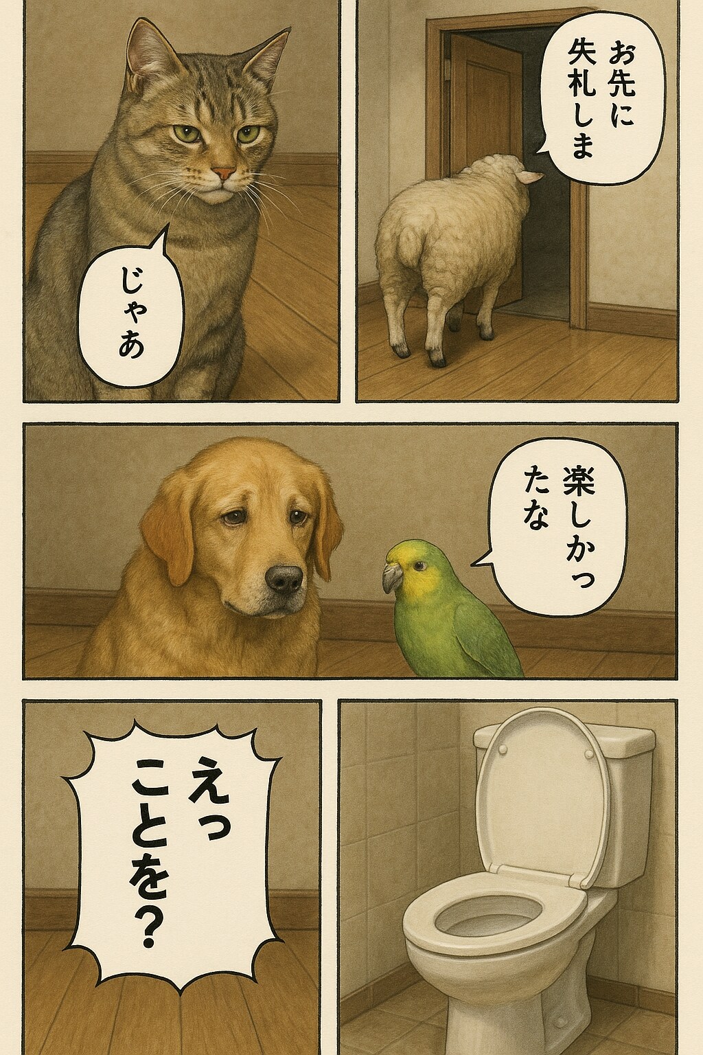 いぬとねこといんこ4