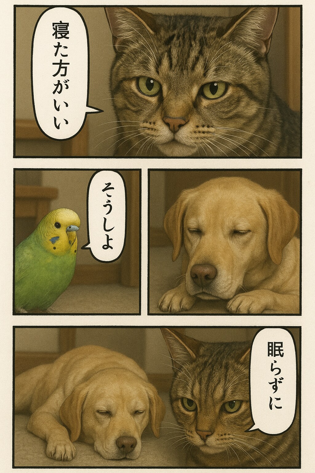 いぬとねこといんこ4
