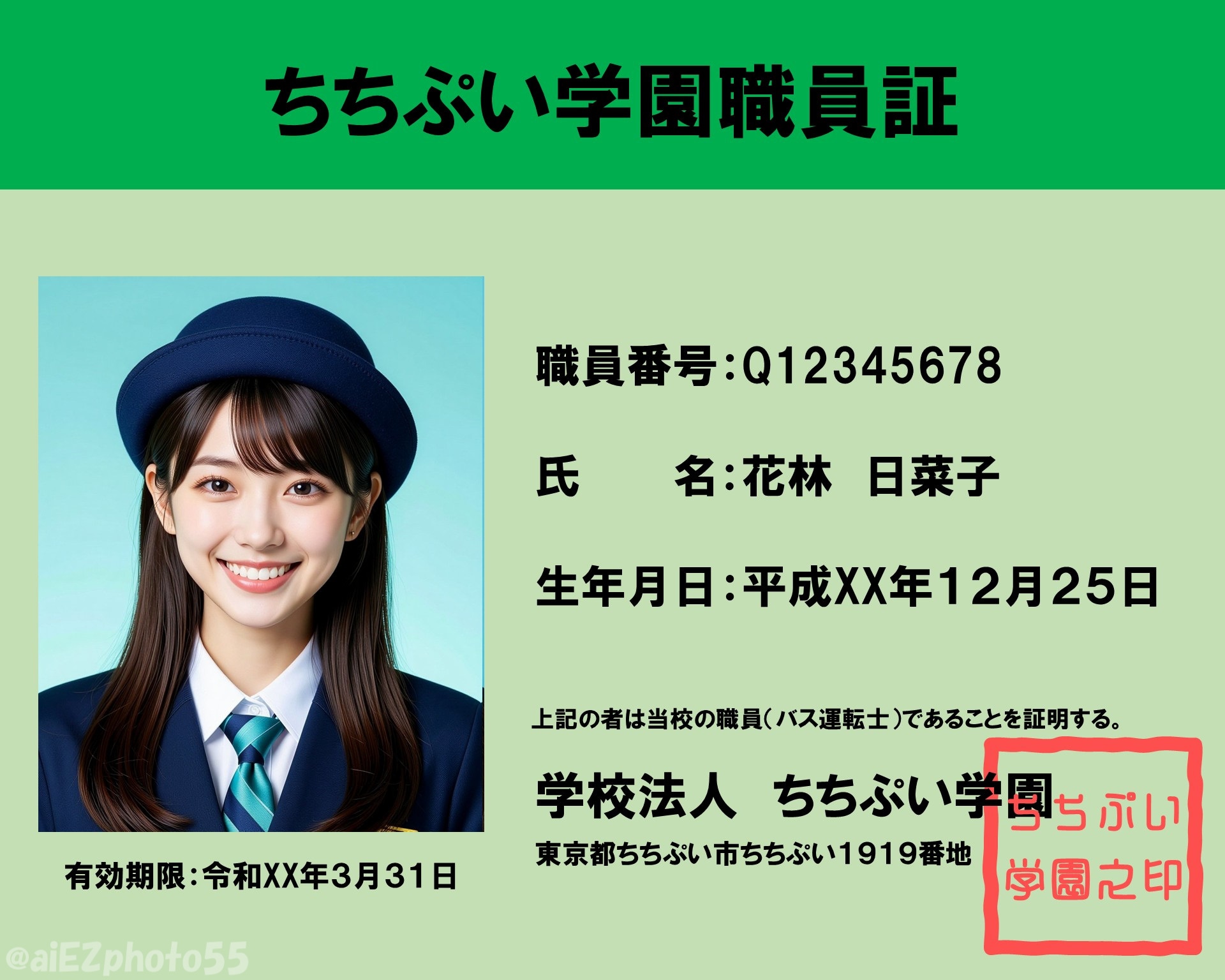 新社会人の職員証１ | の人気AIイラスト・グラビア